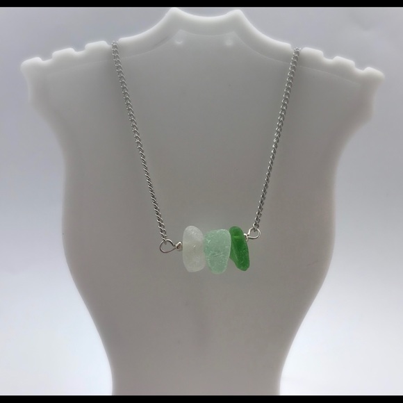 Sea glass necklace - Picture 1 of 1